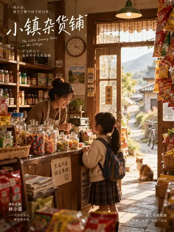 《村头小卖部》- 黄果生活喜剧短剧封面 《村头小卖部》- 黄果生活喜剧短剧封面